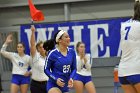 Volleyball vs Emerson  Wheaton College Women's Volleyball vs Emerson College. - Photo by Keith Nordstrom : Wheaton, Volleyball, VB2019